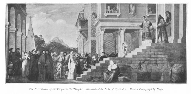 The Presentation of the Virgin in the Temple. Accademia delle Belle Arti, Venice. From a Photograph by Naya.